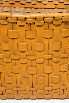 Intreccio Round  Woven  Basket Designed by Oscar Maschera