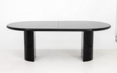 Intrex Postmodern Black Lacquered Dining Table