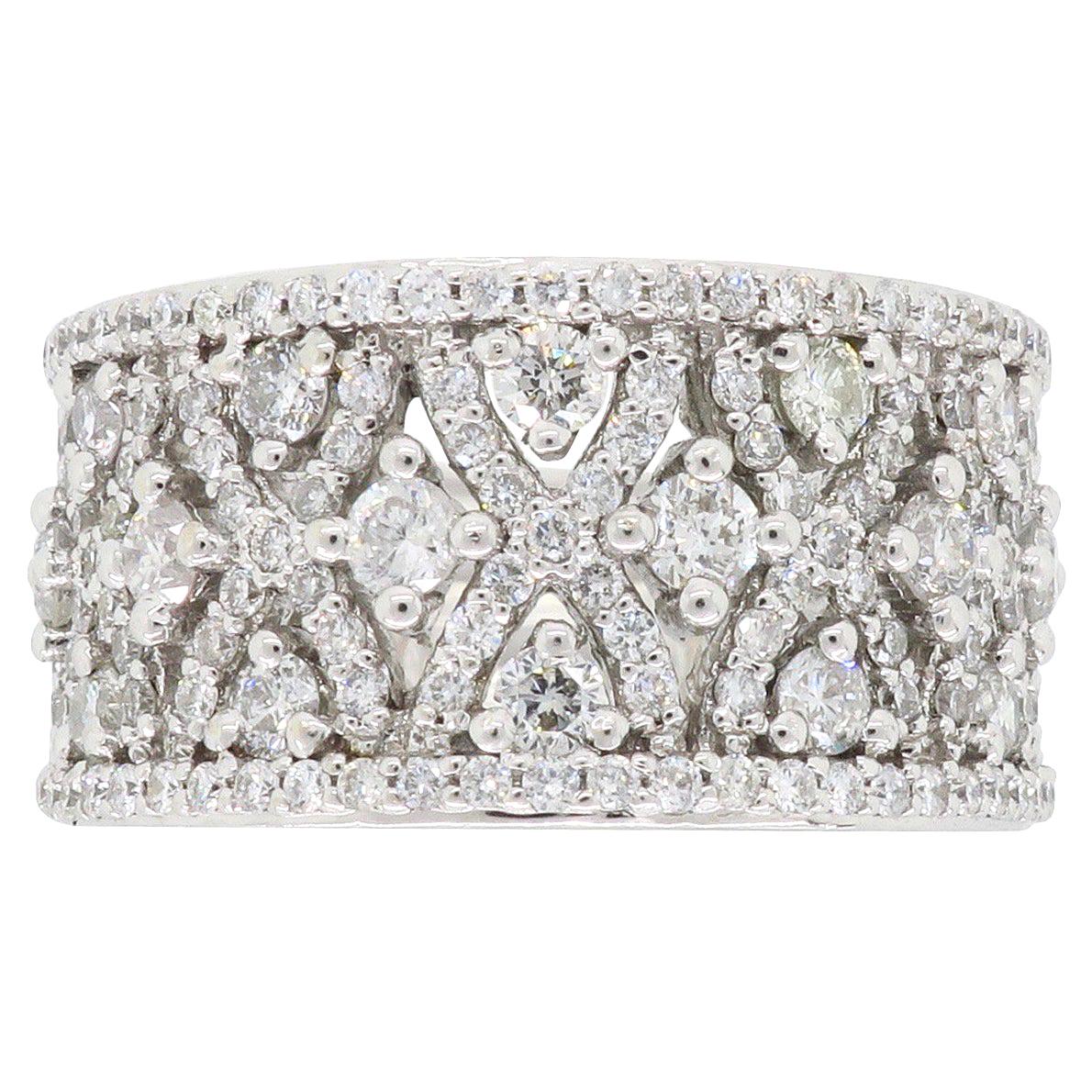 Intricate 1.50ctw Diamond Band