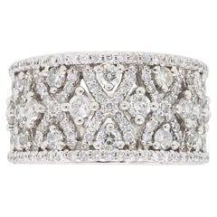 Aufwändiges 1,50 Karat Diamantband