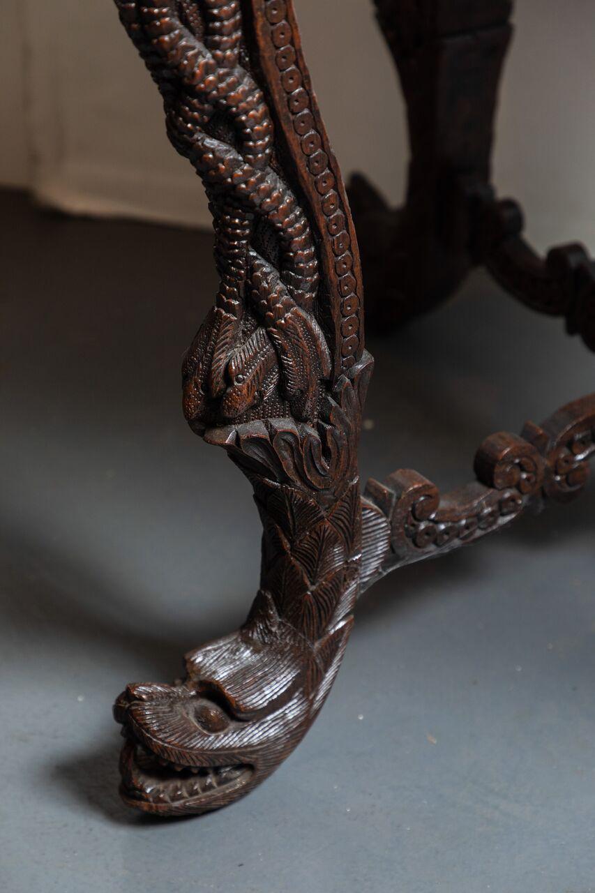Late 19th Century Intricate, 19th Century Burmese or Myanmar Occasional Table
