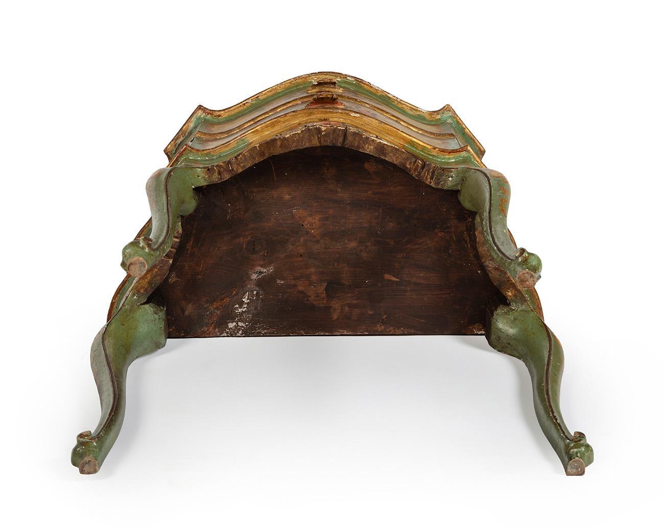 Early 20th Century Intricate and Beautiful Antique Hand-Painted Small Commode in Rococo Manner