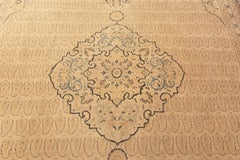 Intricate Antique Floral Haji Jalili Persian Tabriz Rug 10' x 13'10"