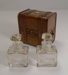 Intricate Carved French Fruit Wood Trunk, Perfume Box, circa 1880