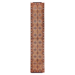 Vintage Intricate Fine Luxurious Persian Qum Silk Hallway Runner Rug 2'7" x 12'9"