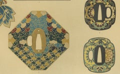 Intricate Japanese Sword Fittings and Ornaments, Japanese Art by Audsley, 1884