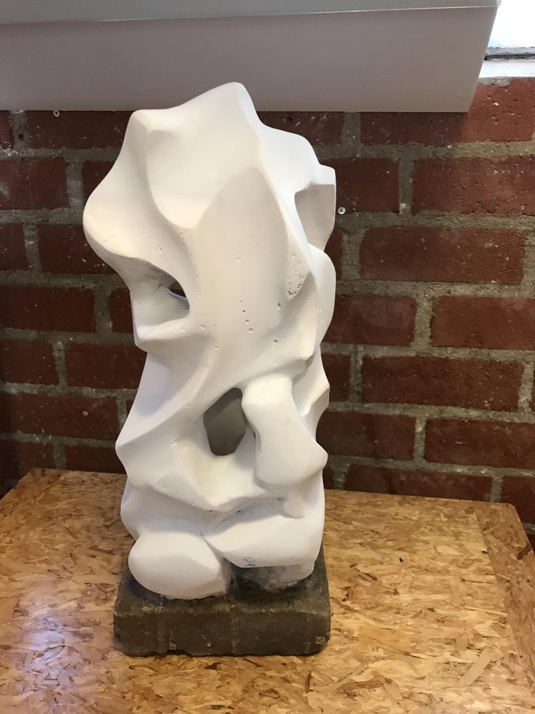 Intricate Plaster Abstract Midcentury Sculpture at 1stDibs abstract