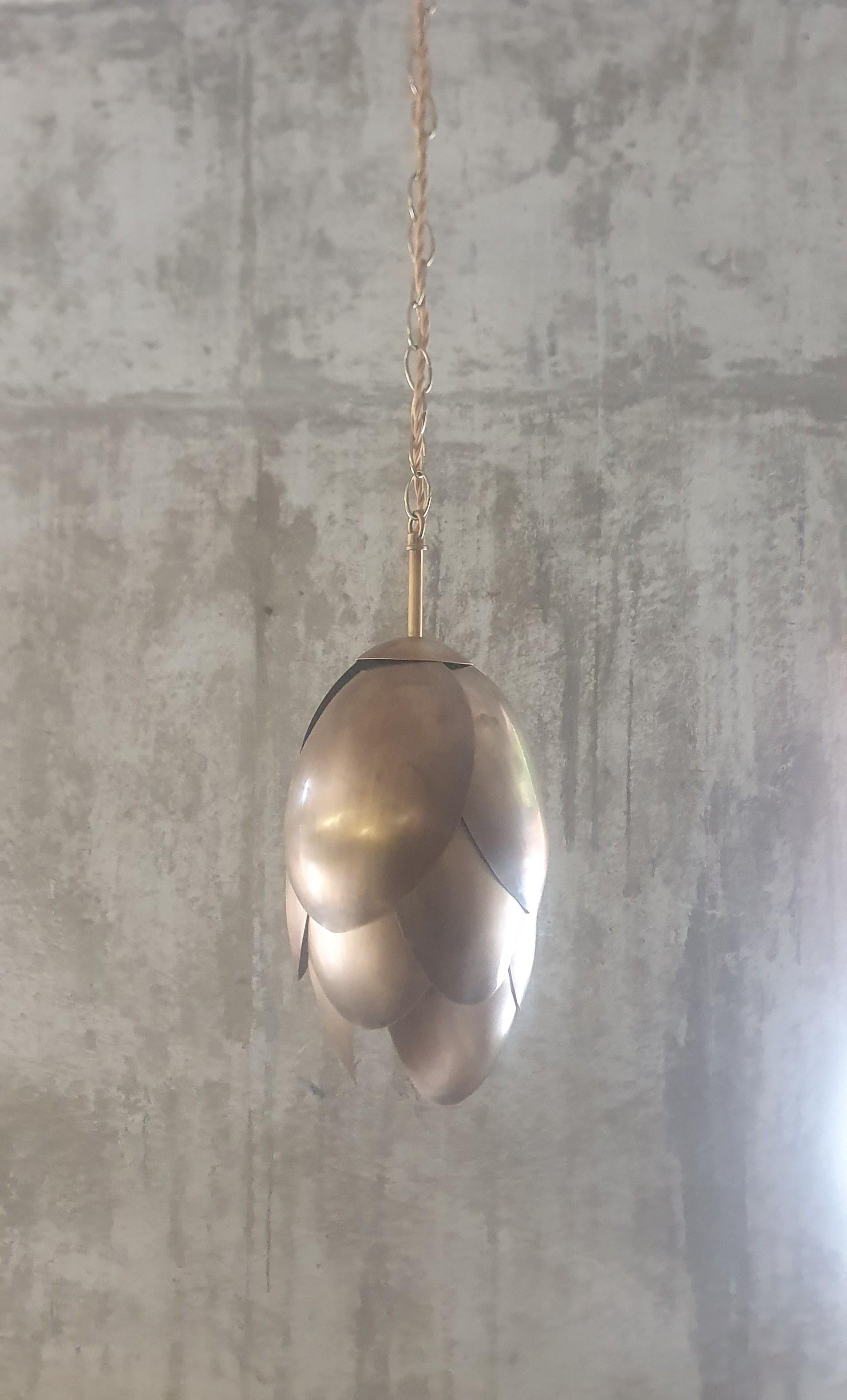Pendentif Pangolin en laiton 100 % fait main avec 20 pièces individuelles en vente 2