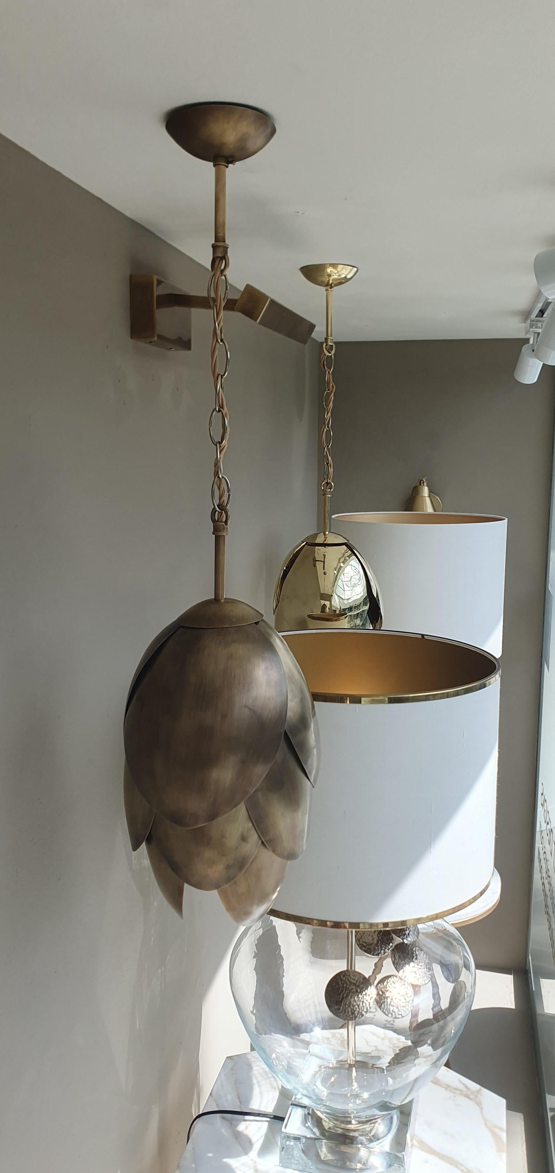 Organique Pendentif Pangolin en laiton 100 % fait main avec 20 pièces individuelles en vente