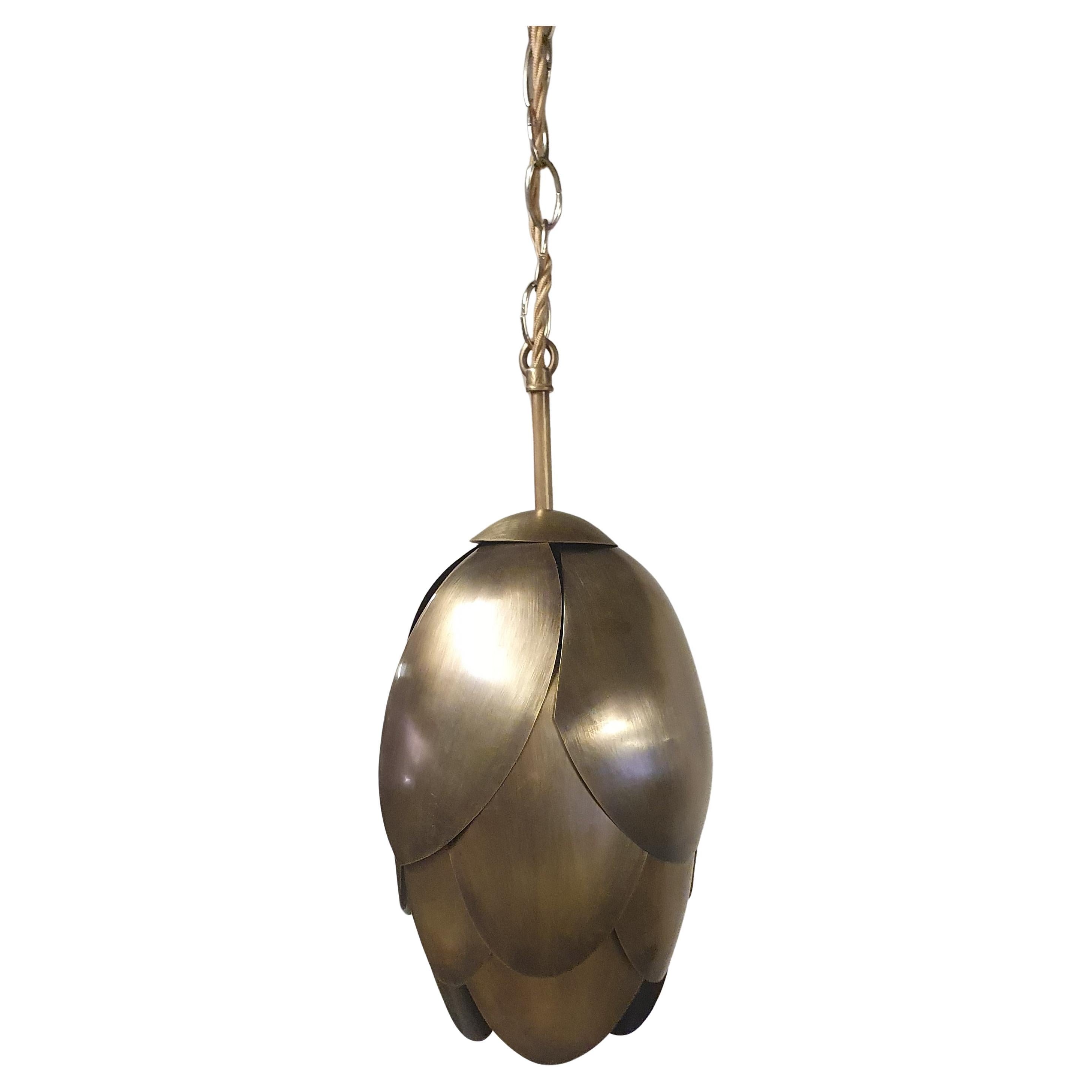 Pendentif Pangolin en laiton 100 % fait main avec 20 pièces individuelles