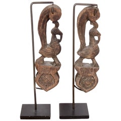 Intricately Carved Vintage Burmese Looms Intricately Carved Vintage Burmese Looms