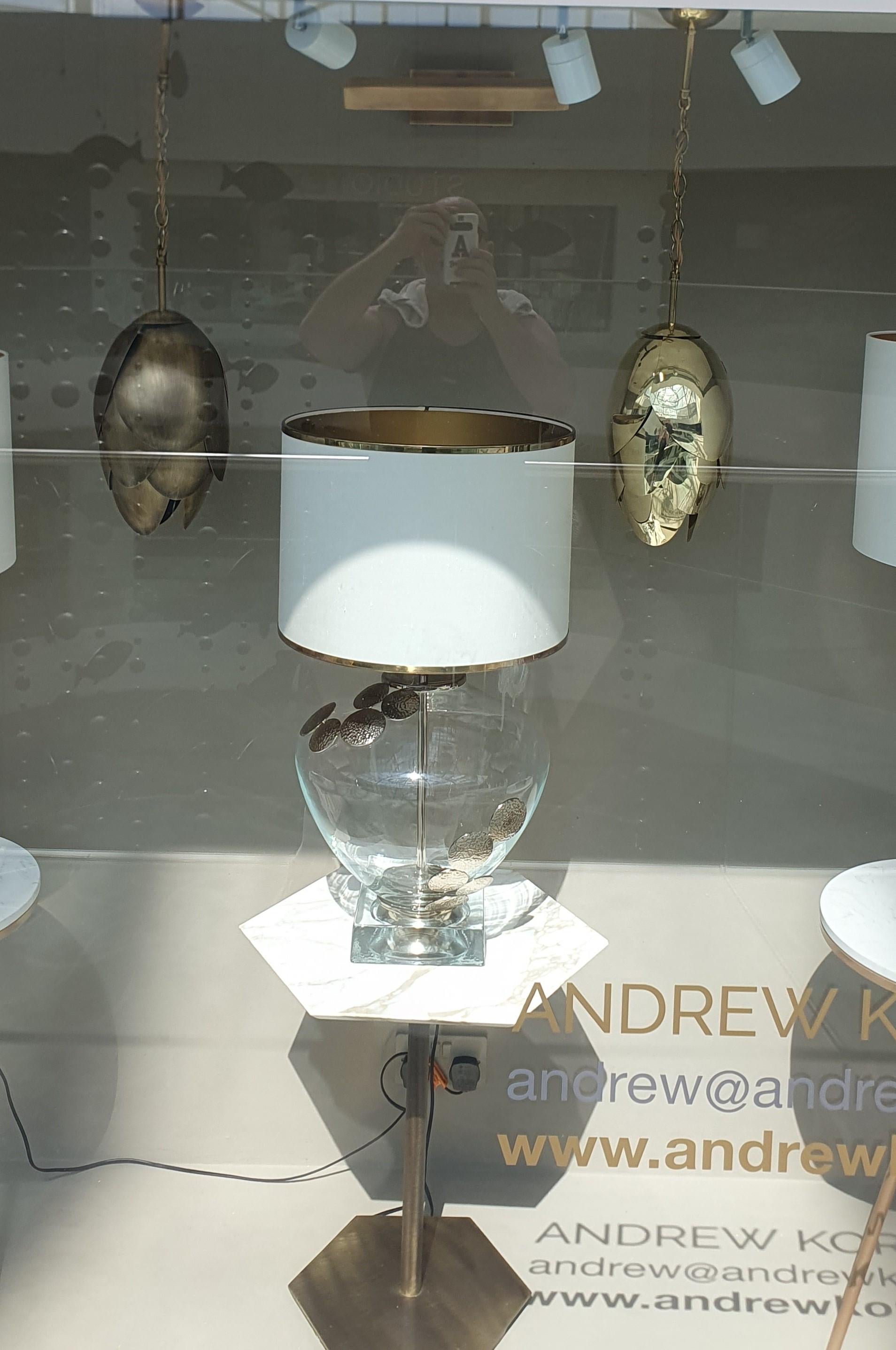 Britannique Pendentif Pangolin en laiton fabriqué à la main de manière complexe avec 12 échelles individuelles en vente