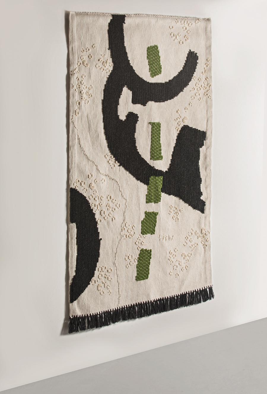 Building on his obsession with ancient cultures and the way in which prehistoric objects shaped them, Roberto Sironi has designed two tapestries, Nuragic White and Nuragic Black, that superimpose various aerial views of migration and architectures
