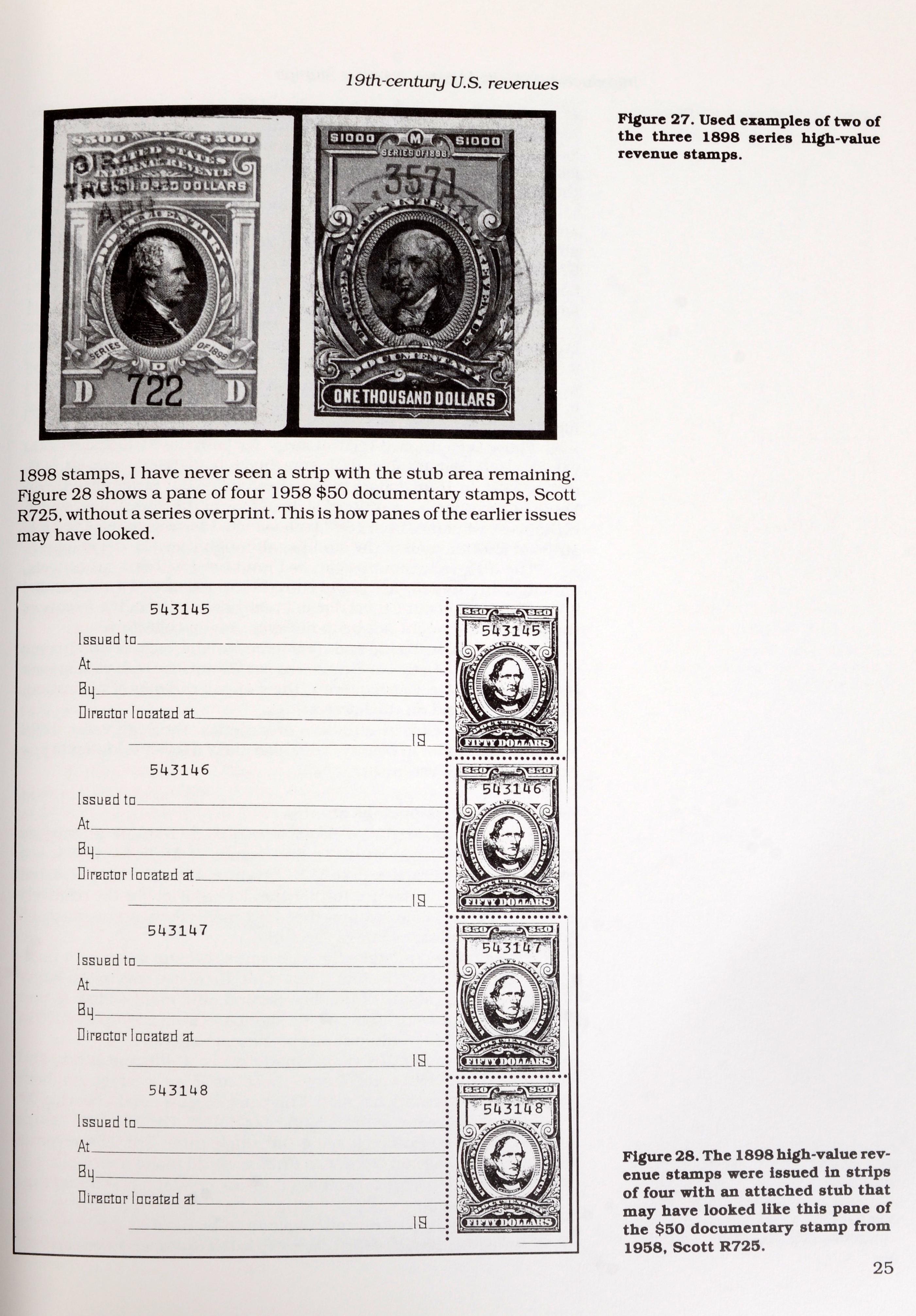 Introduction to United States Revenue Stamps by Richard Friedberg and Classic U.S. Imperforate Stamps by Jon Rose. Published by Linn's Stamp News, 1994/1990. 1st Ed softcover.s Revenue stamp specialist dealer Richard Friedberg wrote a column in