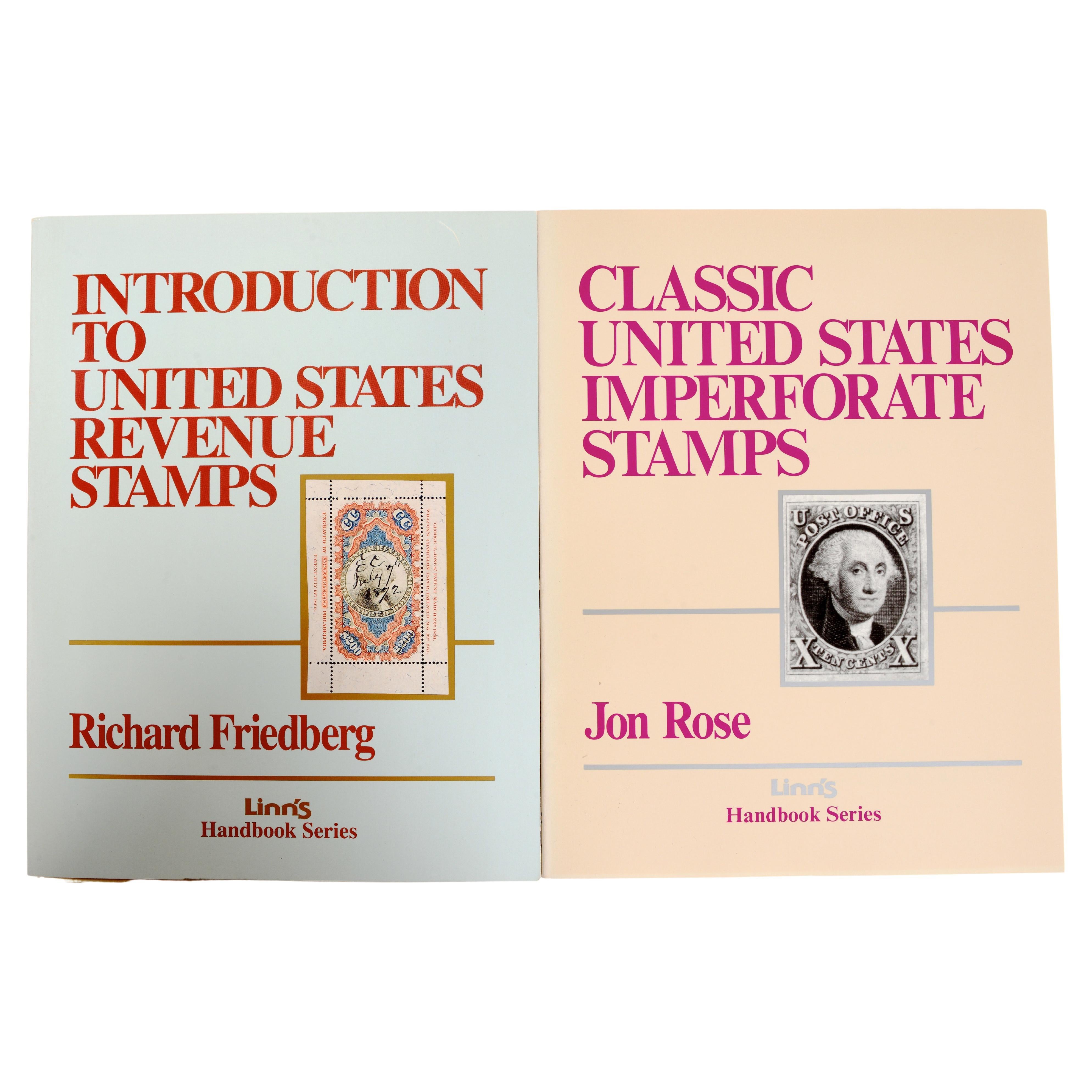 Intro. US Revenue Stamps & Intro. to US Imperforate Stamps, 1st Ed's For Sale