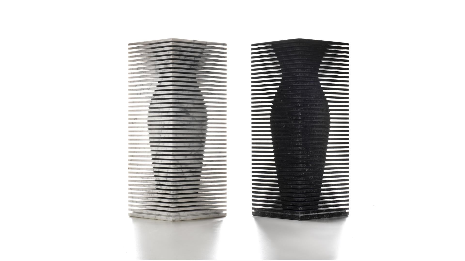 Italiano Vaso di marmo Introverso, Paolo Ulian & Moreno Ratti in vendita