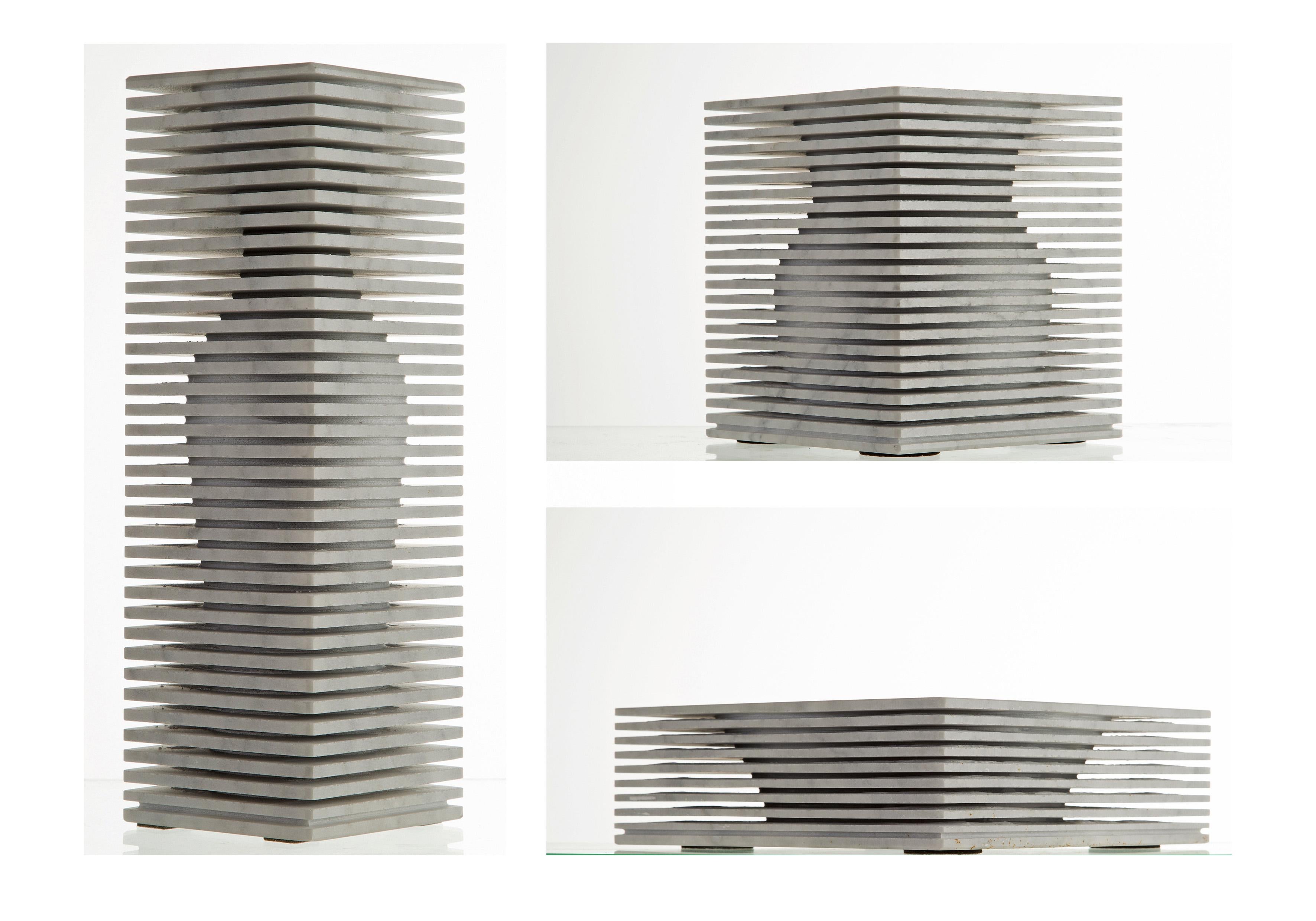 Vaso di marmo Introverso, Paolo Ulian & Moreno Ratti In condizioni Nuovo in vendita a Geneve, CH