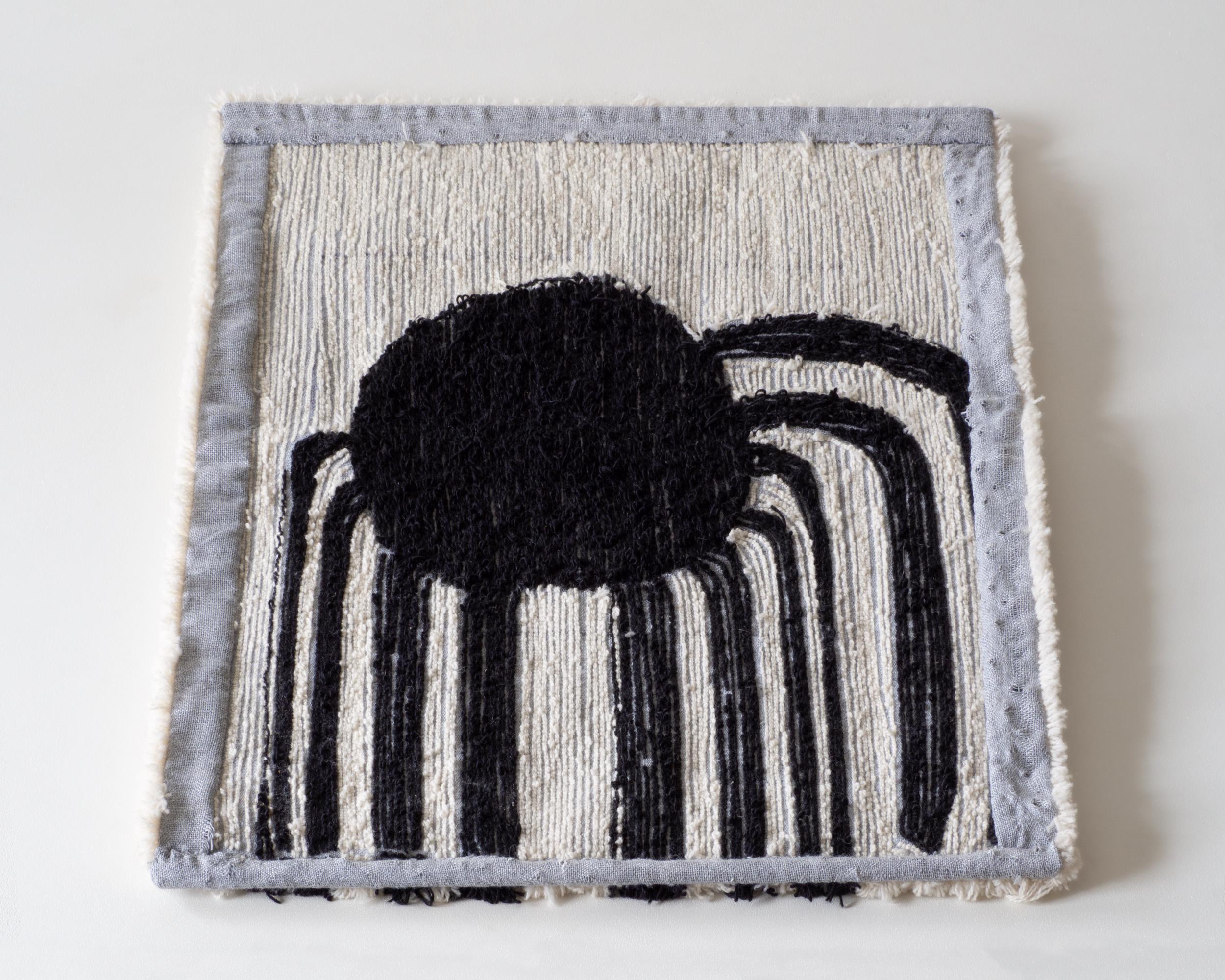 Intruder – Wall Tapestry Contemporary Textile Art Piece by Andréason & Leibel In New Condition For Sale In Arlöv, SE