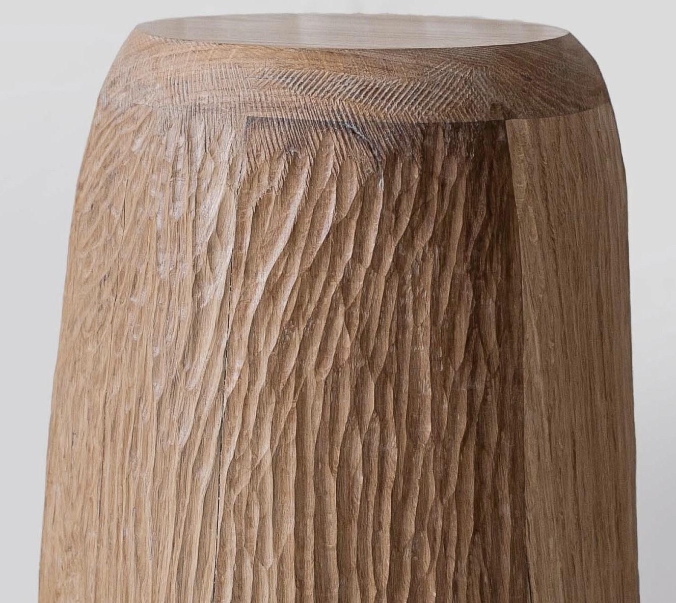 Intuitive Archaisme Massive Stool by Cedric Breisacher In New Condition For Sale In Geneve, CH