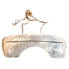 Inuit Alaska Eskimo Bone Carved Snow Goggles, circa 1880s