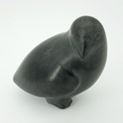 Inuit Eskimo Soapstone Bird Sculpture Figure Stone Carving Art Native American