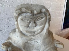 Inuit Fossilized Bone Carving