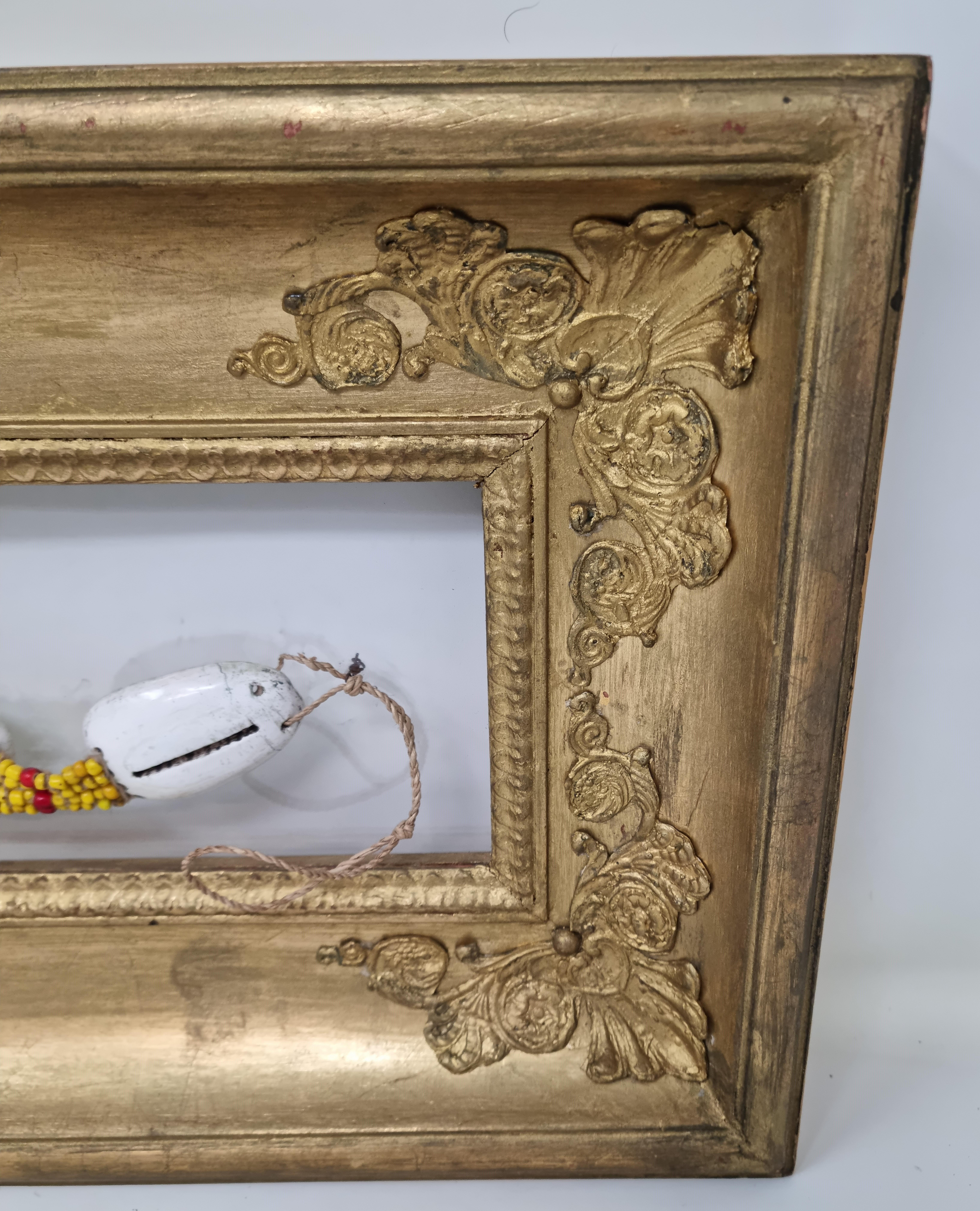 Inuit Glasees in Golden Frame For Sale 1