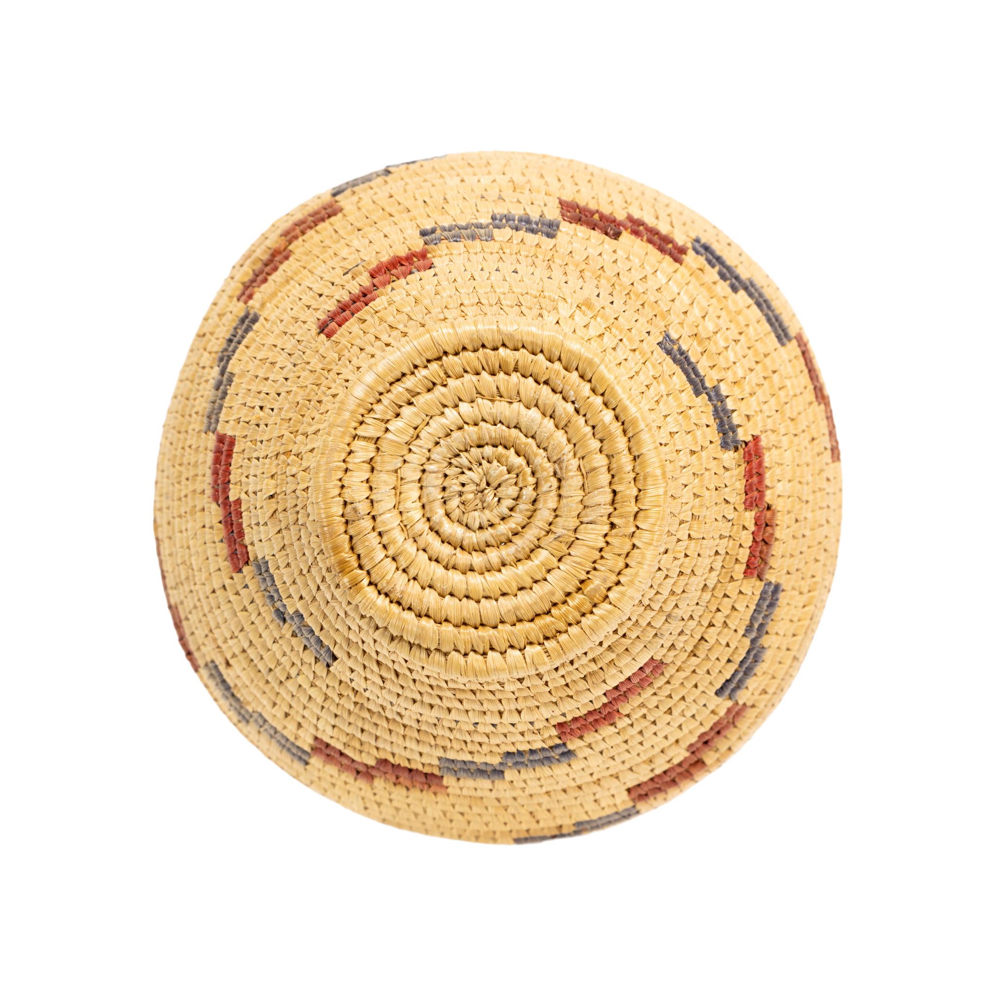 American Inuit Lidded Basket For Sale