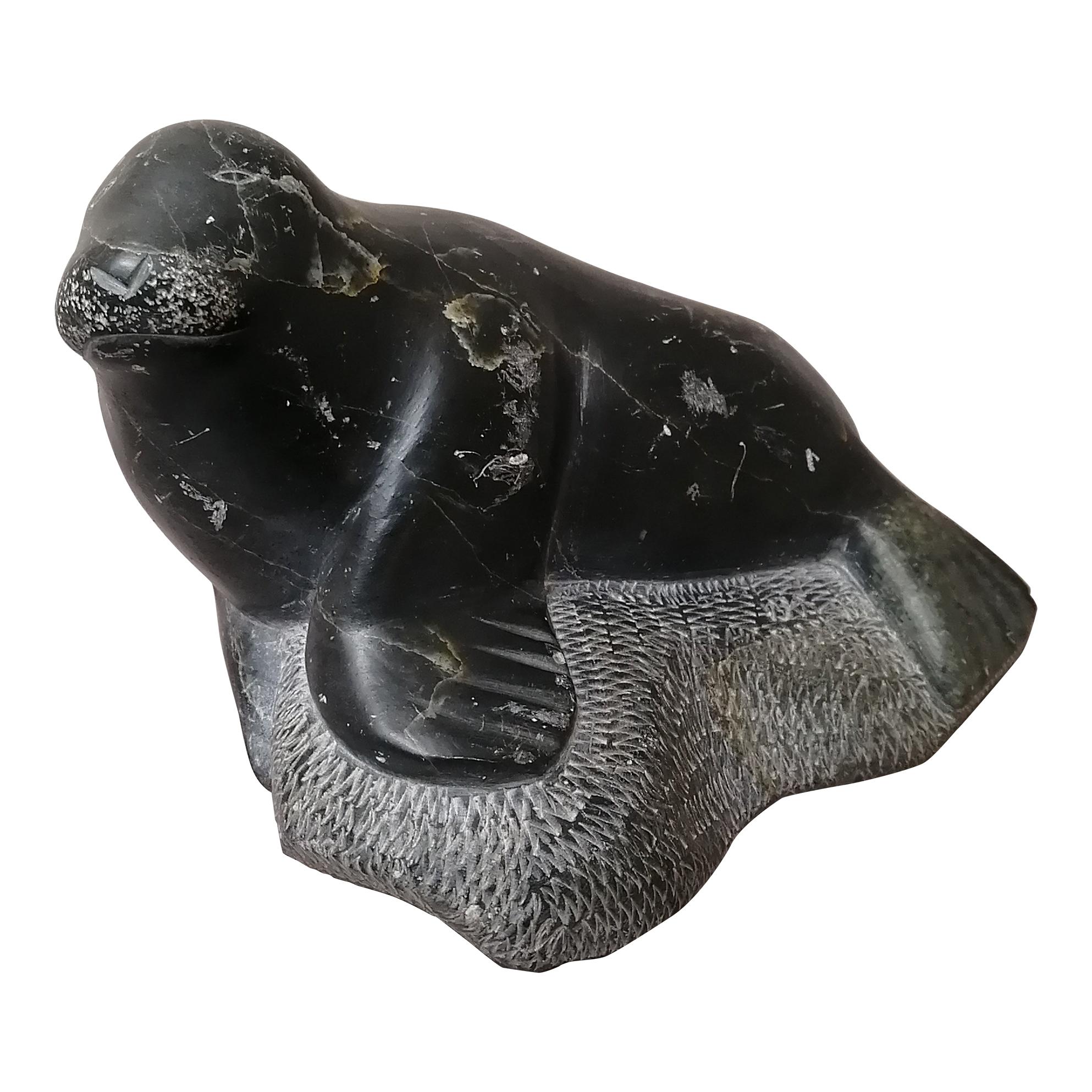 Inuit Soapstone Sea Lion For Sale