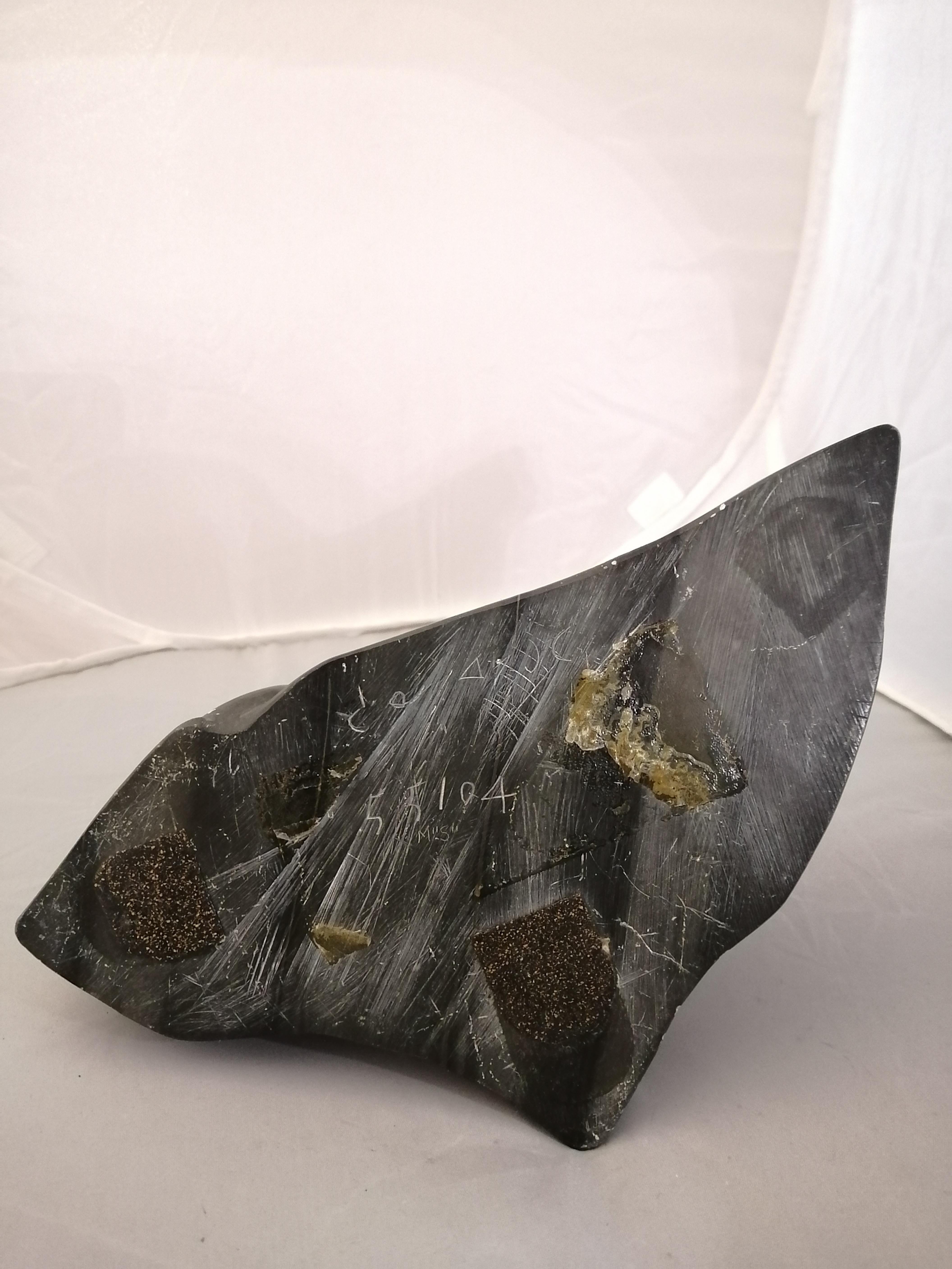 Folk Art Inuit Soapstone Seal Hunter
