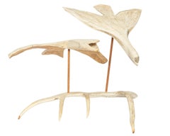 Inuit Whale Bone Sculpture, circa 1970a