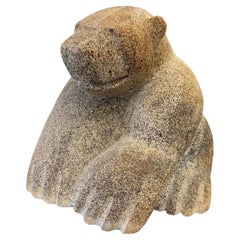 Inuit Wilson Oozeva Carving of Polar Bear