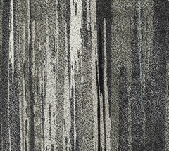 Inuk Circular Hand-Tufted Tencel Rug II in Brown & Black Gradient