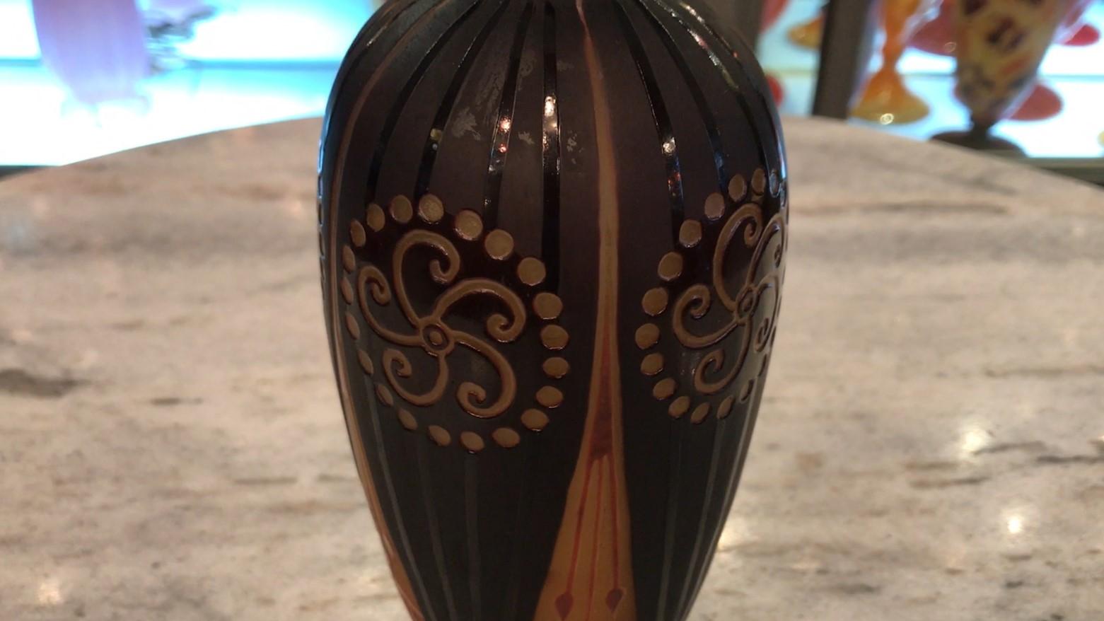 Inusual Vase D argental (France) , Year, 1900, Jugendstil, Art Nouveau, Liberty For Sale 11