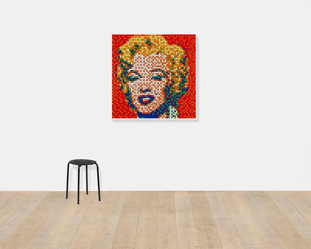 Invader - Rubik Shot Red Marilyn For Sale 1