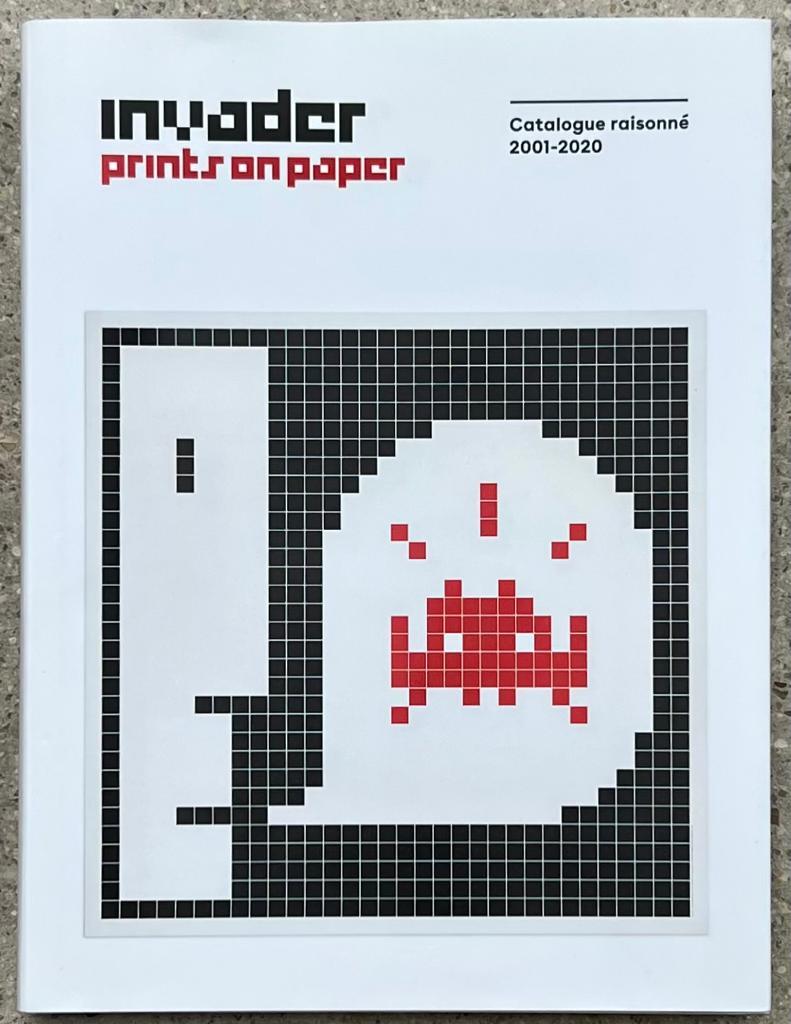 Street Art print by French artist Invader: Half little big Space For Sale 2