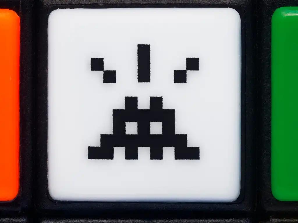 Invaded Cube - Street Art Print by Invader
