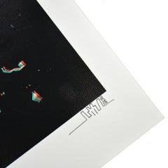 Invader Art 4 Space 3D Screenprint with Invader Glasses , Limited Edition Signed