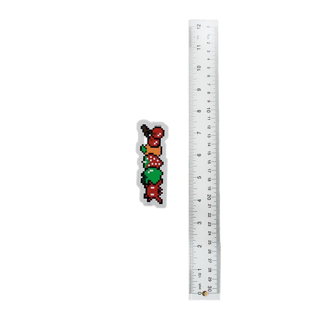 Invader Fruits Sticker (Framed) 2