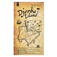 Mapa de la invasión de la isla de Yerba (Mapa de Yerba Plegado)