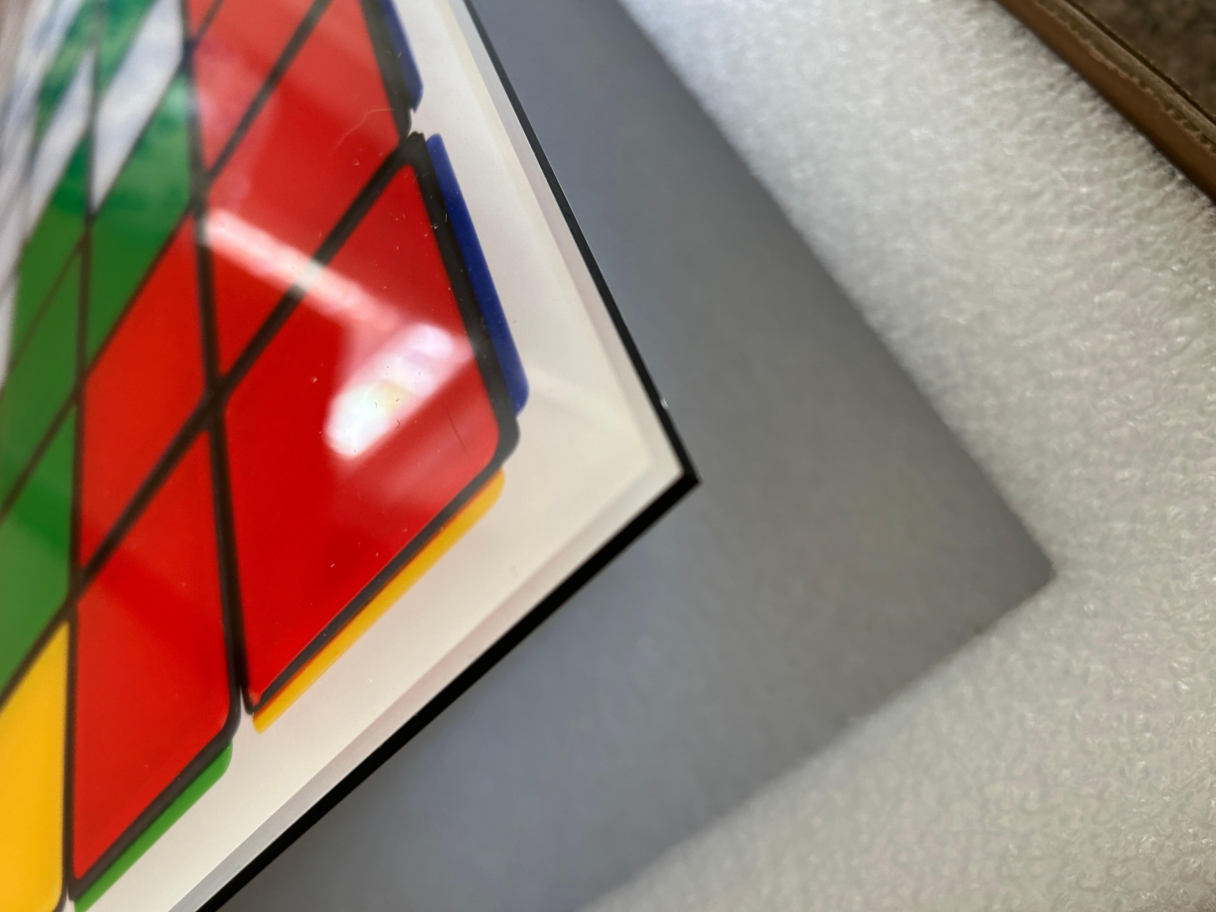 Invader « Rubik Camouflaged » édition limitée, imprimé signé en vente 2