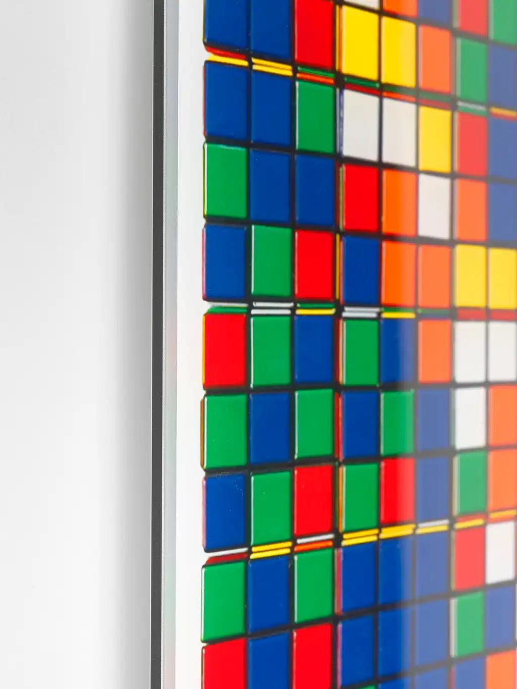 INVADER - RUBIK COUNTRY LIFE
Date de création : 2023
Support : Giclée montée sur diasec sur panneau composite en aluminium
Edition : 431
Taille : 100 x 100 cm
Condit : Neuf, en parfait état et jamais encadré.
Il s'agit d'une giclée laminée Diasec