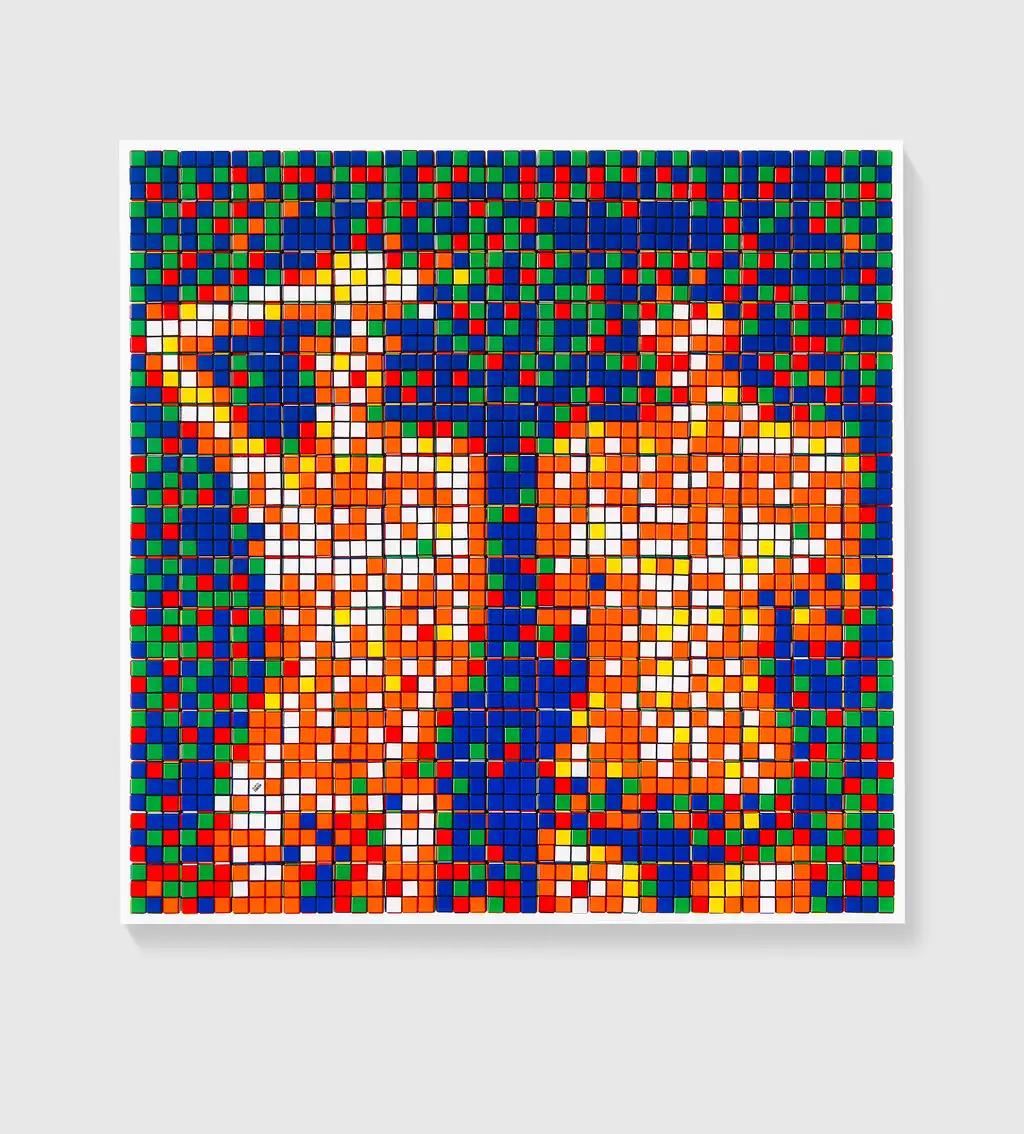 INVADER - RUBIK COUNTRY LIFE Rubikcubism Mosaic Street Art French en vente 1