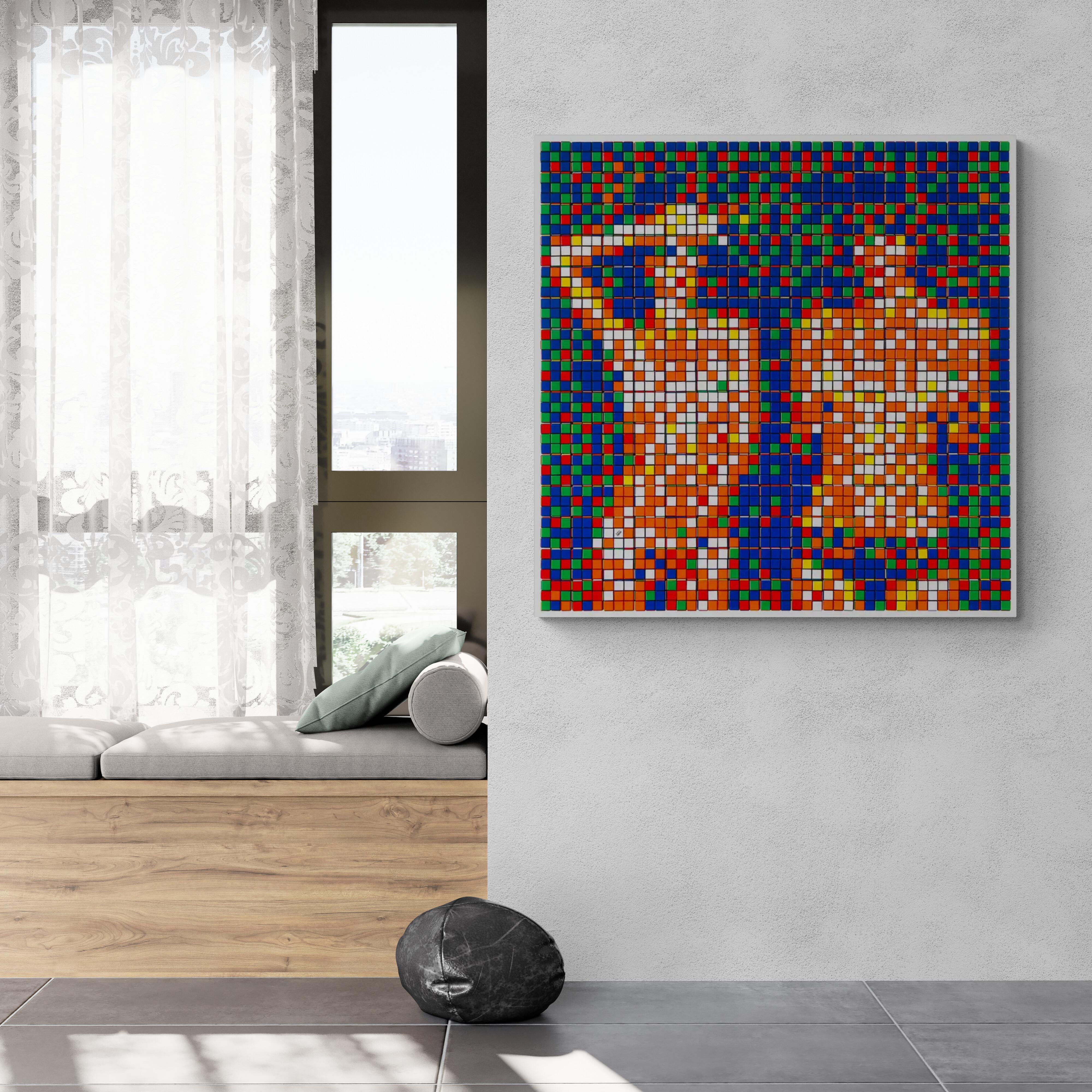INVADER - RUBIK COUNTRY LIFE Rubikcubism Mosaic Street Art French en vente 4