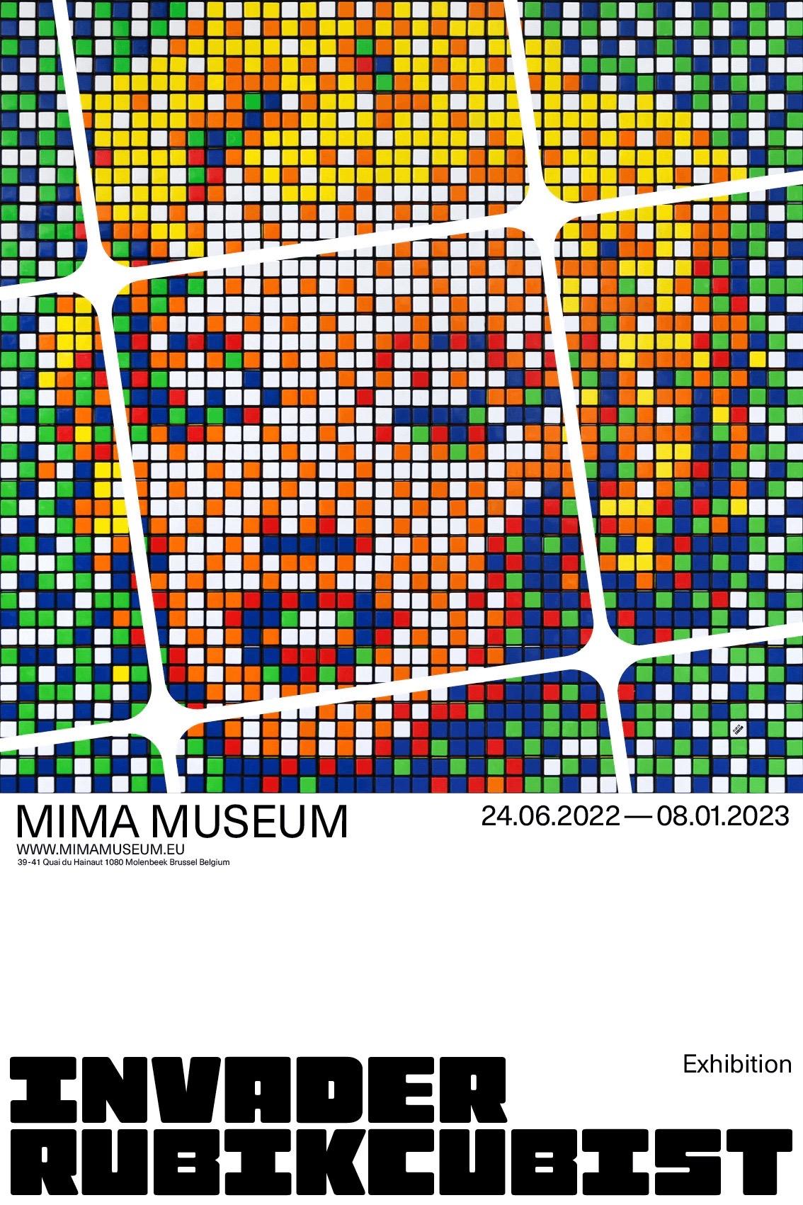 Invader, Rubikcubist MIMA Poster, 2022

﻿Offset lithograph in colour on 130gsm Arctic Volume Silk poster paper from Invader's MIMA gallery show in Brussels 

40 x 60 cm (15.7 x 23.6 in)

Open Edition