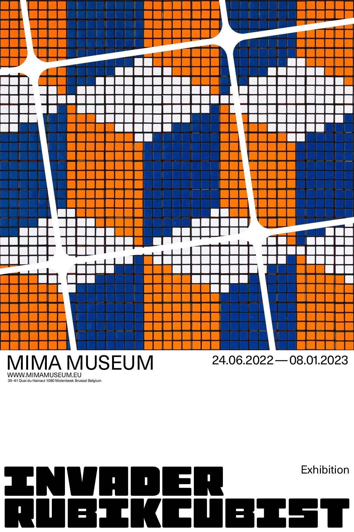 Invader, Rubikcubist MIMA Poster, 2022

﻿Offset lithograph in colour on 130gsm Arctic Volume Silk poster paper from Invader's MIMA gallery show in Brussels 

40 x 60 cm (15.7 x 23.6 in)

Open Edition
