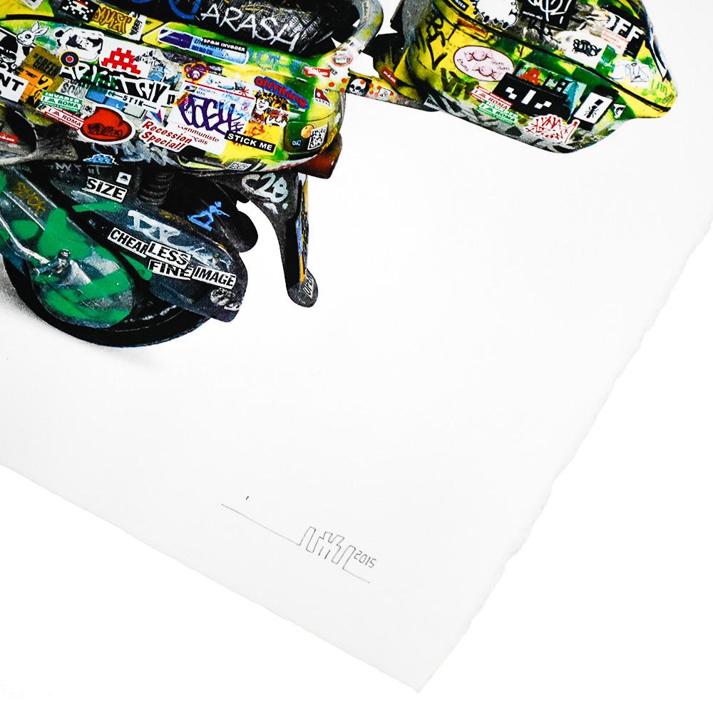 Invader Scooter Print For Sale 1