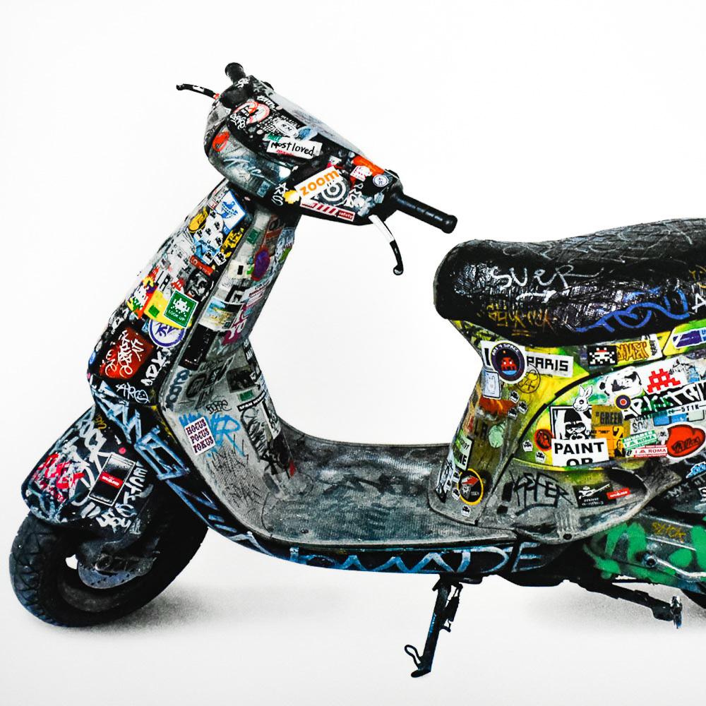 Invader Scooter Print For Sale 2
