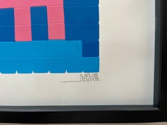 Invader, A Space one (Pink), 2013