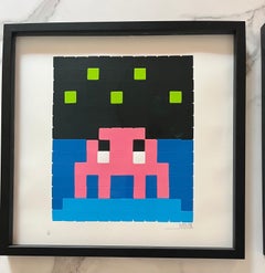 Invader, A Space one (Pink), 2013